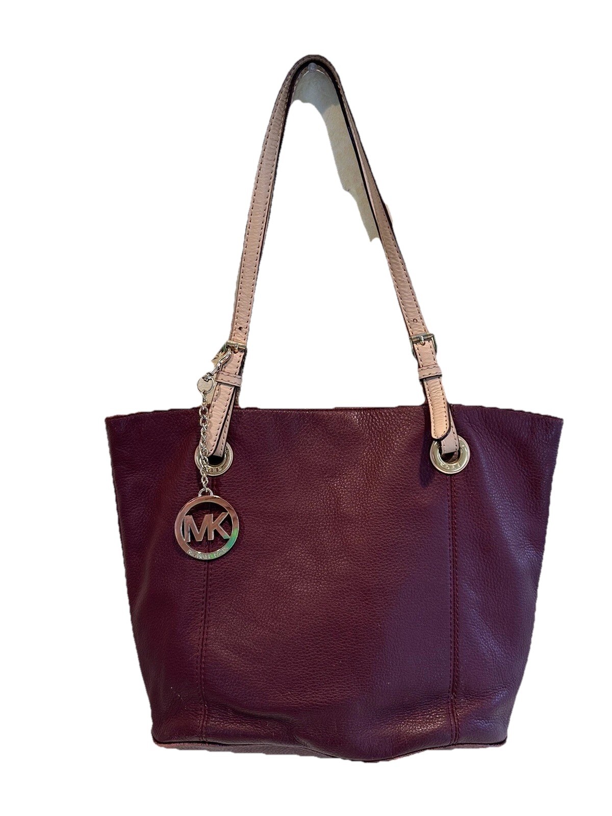 Michael Kors Burgundy Leather Handbag /Shoulder Purse