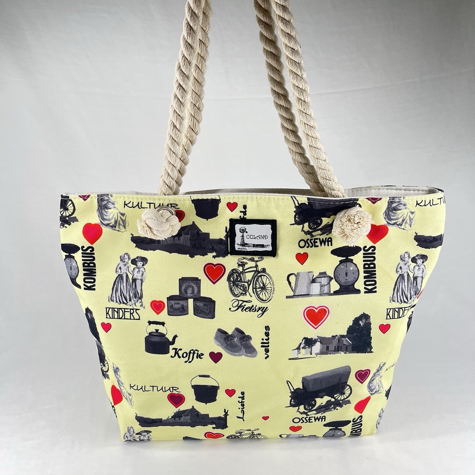 Ouland Original South African Heritage Kitchen Theme Over-the-Shoulder Tote Bag