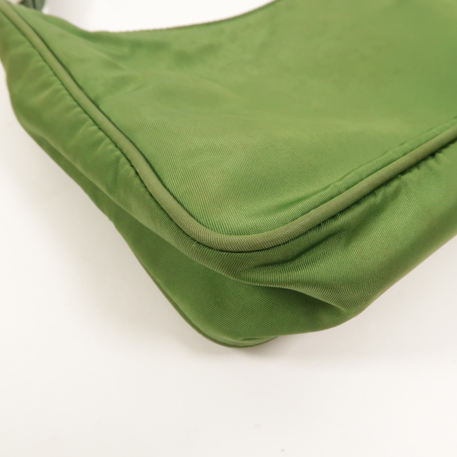 PRADA SHW Mini Re-Edition 2005 Hand Bag Nylon Green