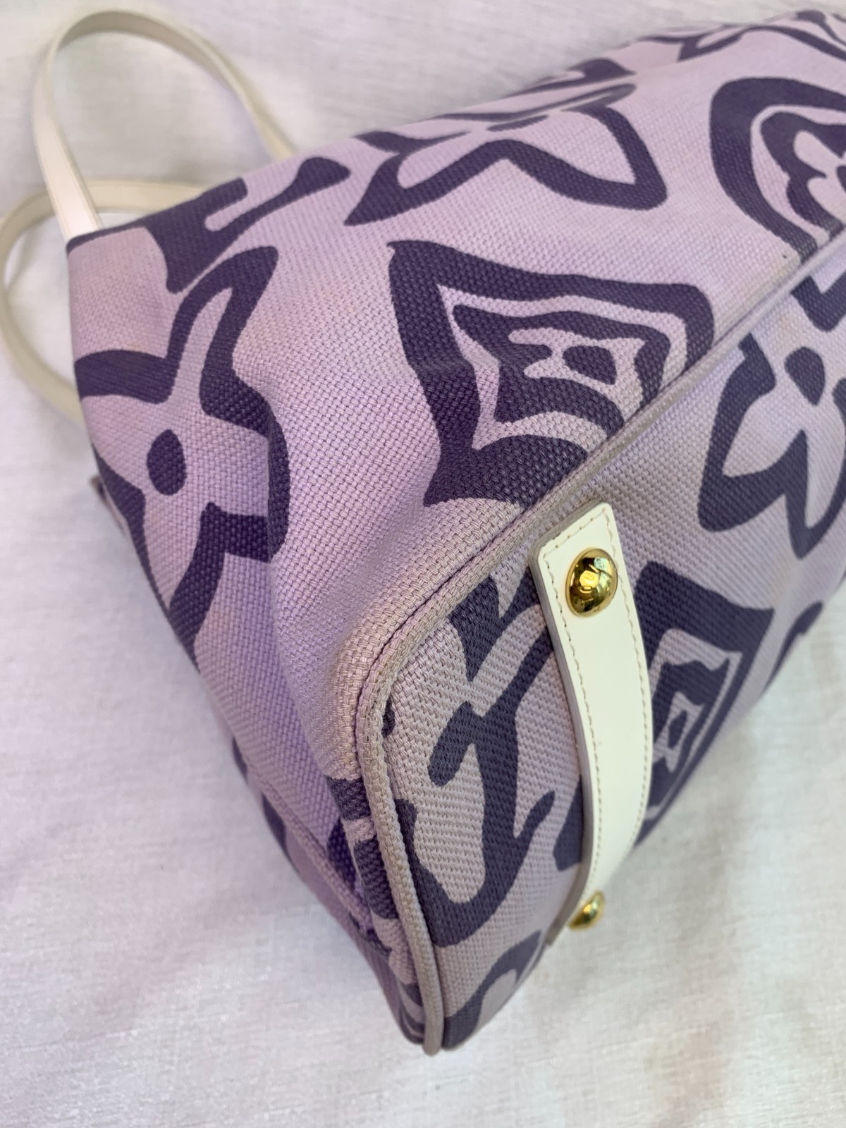 Louis Vuitton Purple Giant Monogram Canvas Tote Bag/AR06223017/3017