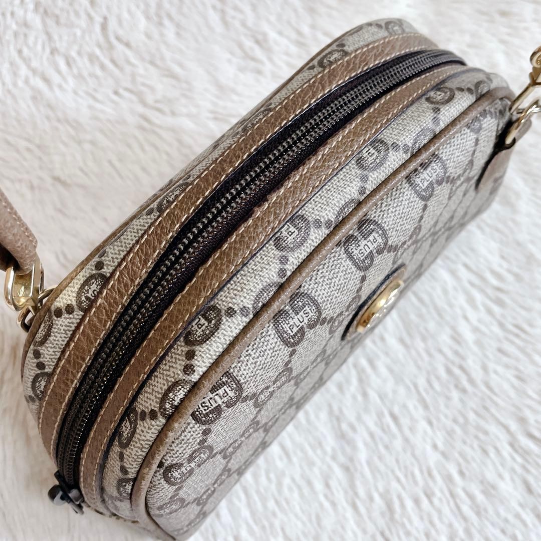 GUCCI GG PVC Pochette Crossbody Bag Women Auth 4.33 x 7.48 x 4.33inch