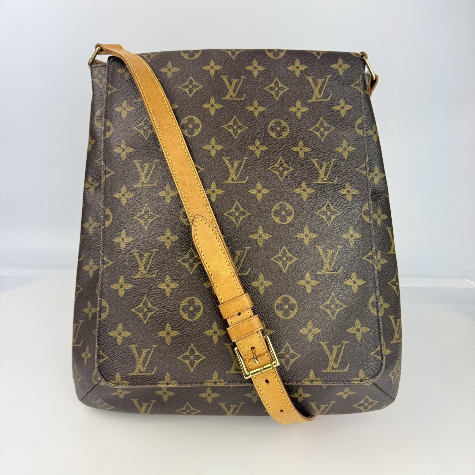 🌿 Auth LOUIS VUITTON Monogram Musette Salsa Shoulder/Crossbody Bag Vintage 🌿