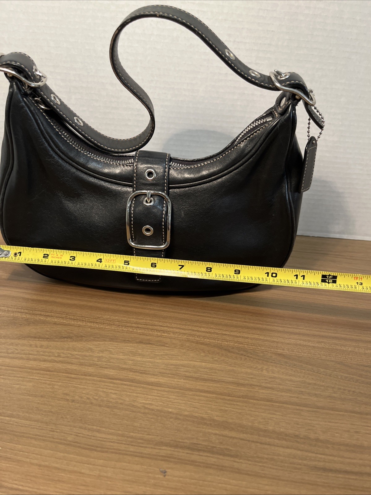COACH WOMENS SOHO HOBO Y2K SHOULDER BAG-BLACK- No. M2S – 7528