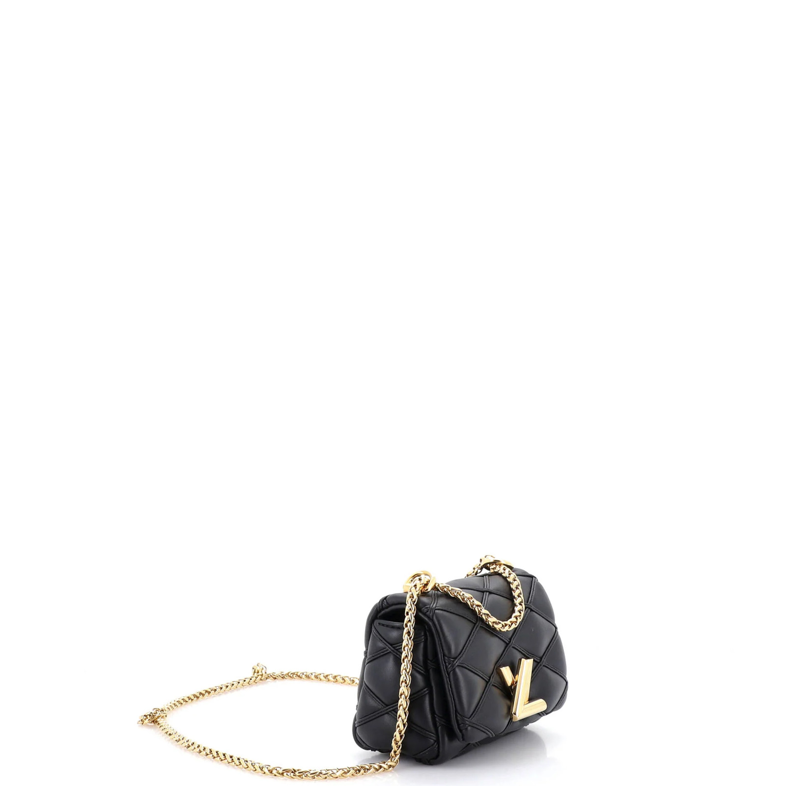 Louis Vuitton Pico GO-14 Handbag Malletage Leather