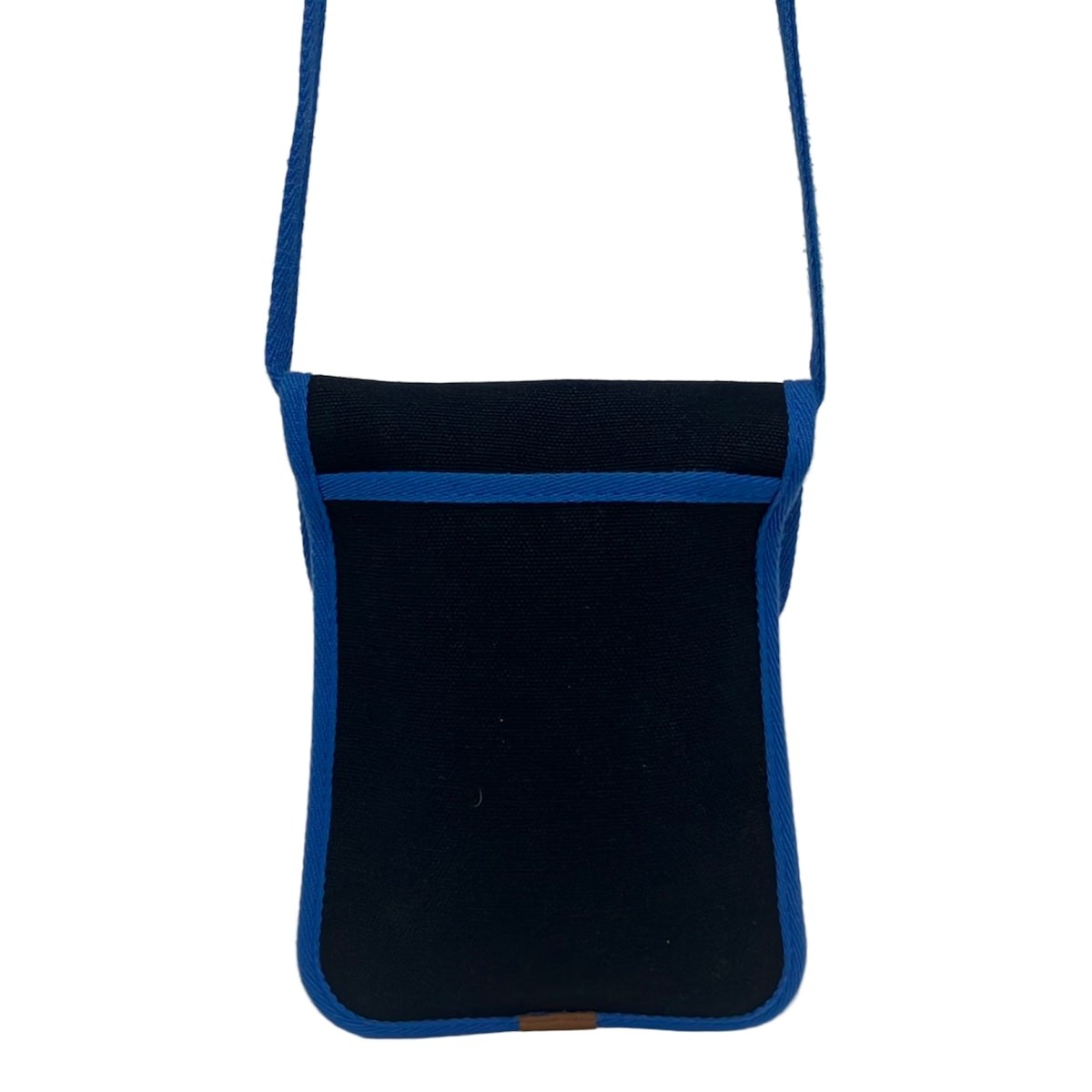 L/UNIFORM Dark Navy Blue Canvas Shoulder Bag