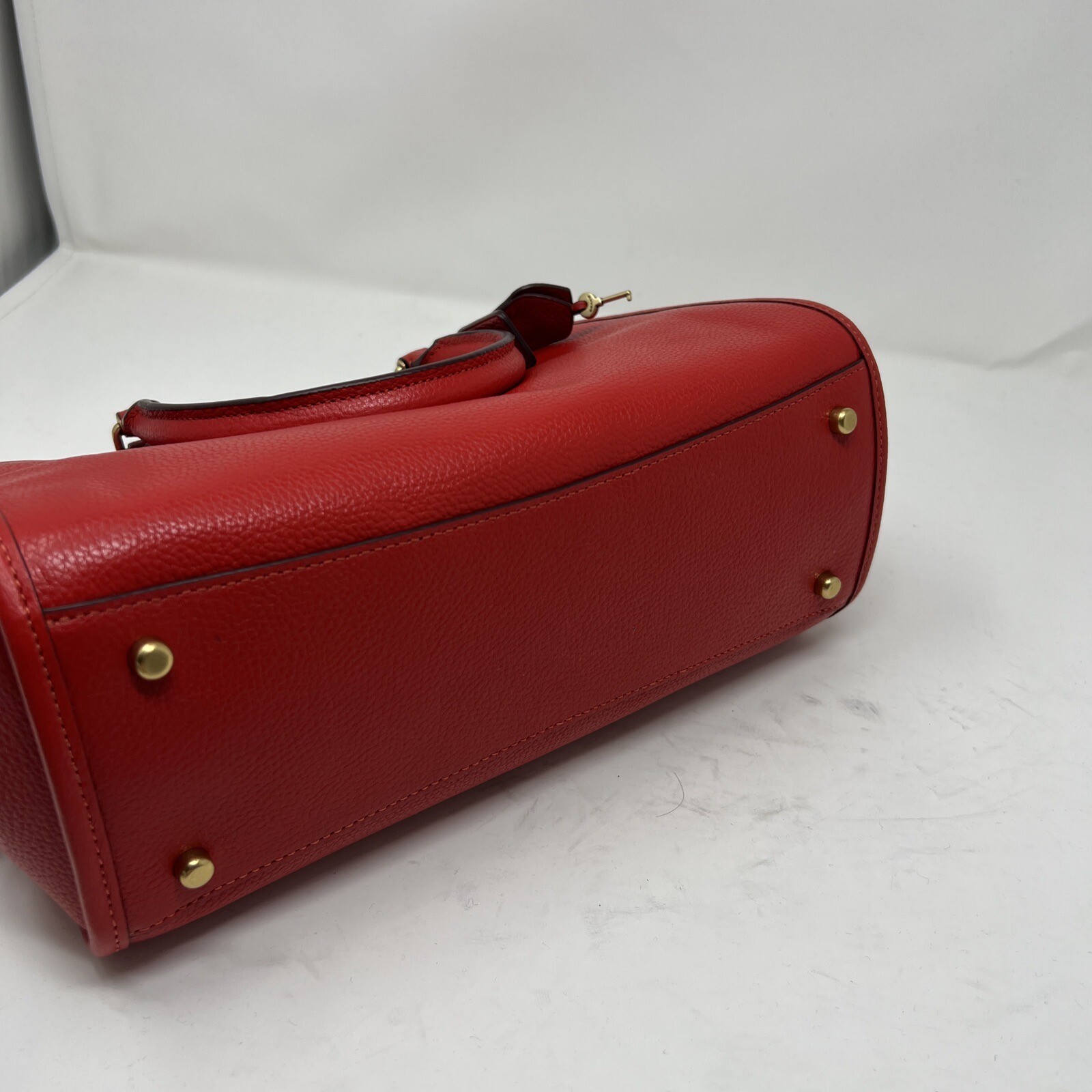 NWT NEW COACH Bag HUGE Handbag Brooke Carryall 28 Crossbody Turn Lock Key Red
