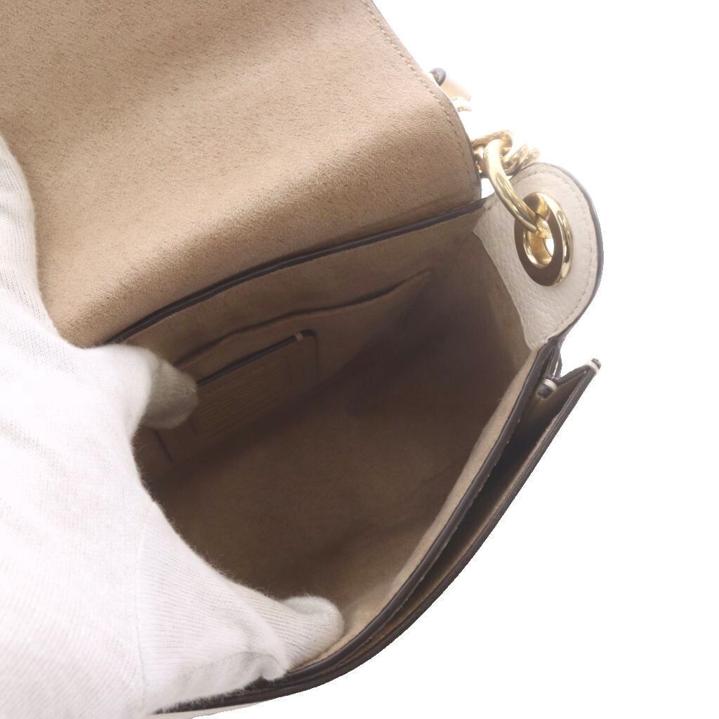 COACH Shoulder bag 2WAY Leather Beige C5685 Authentic From Japan