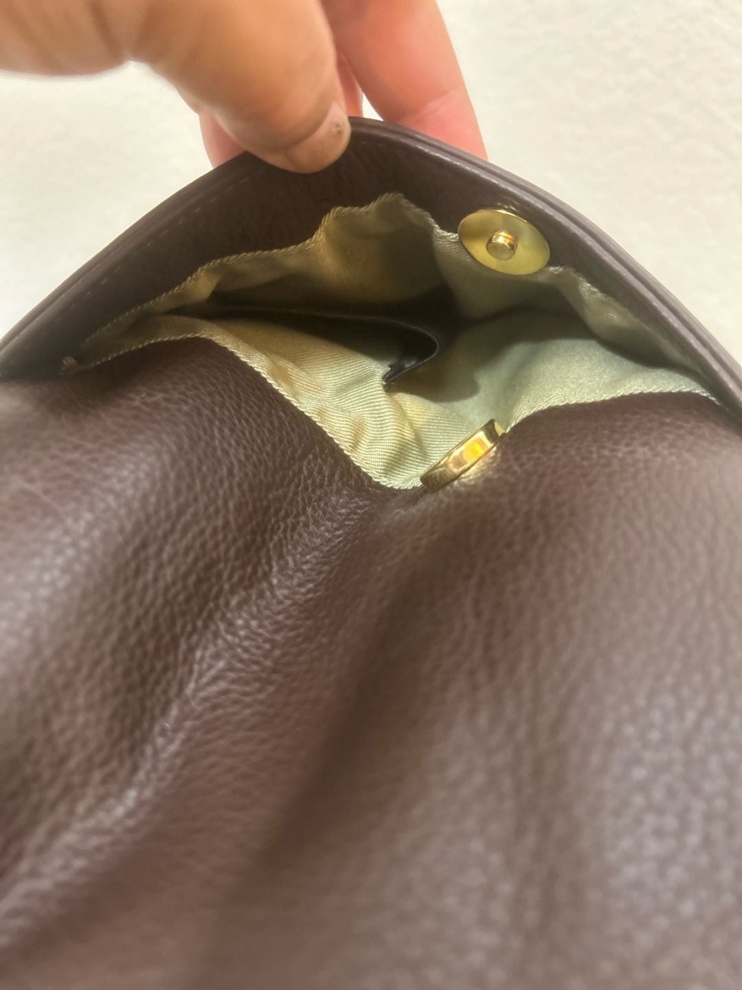 Borsetta Italian Leather Brown Shoulder Bag