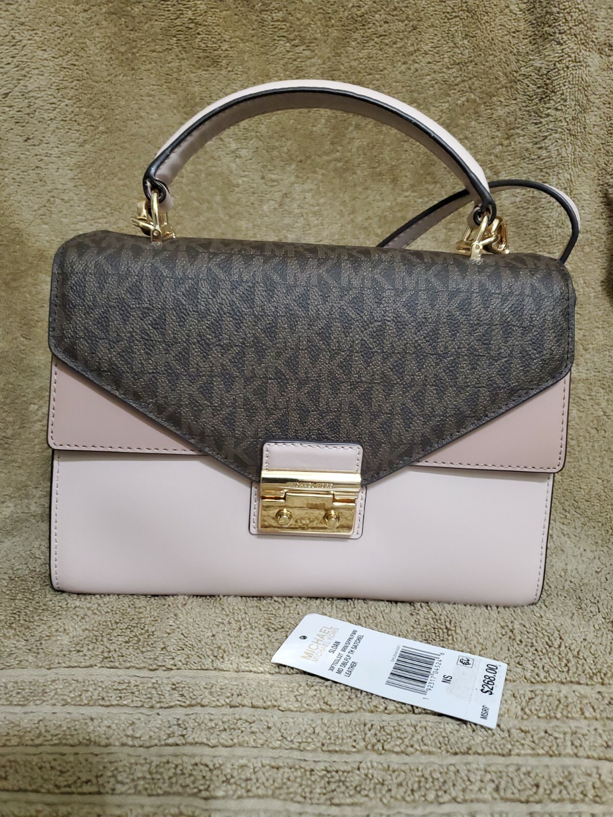 AUTH MICHAEL KORS SLOAN MEDIUM TOP HANDLE SATCHEL BNWT $268.00