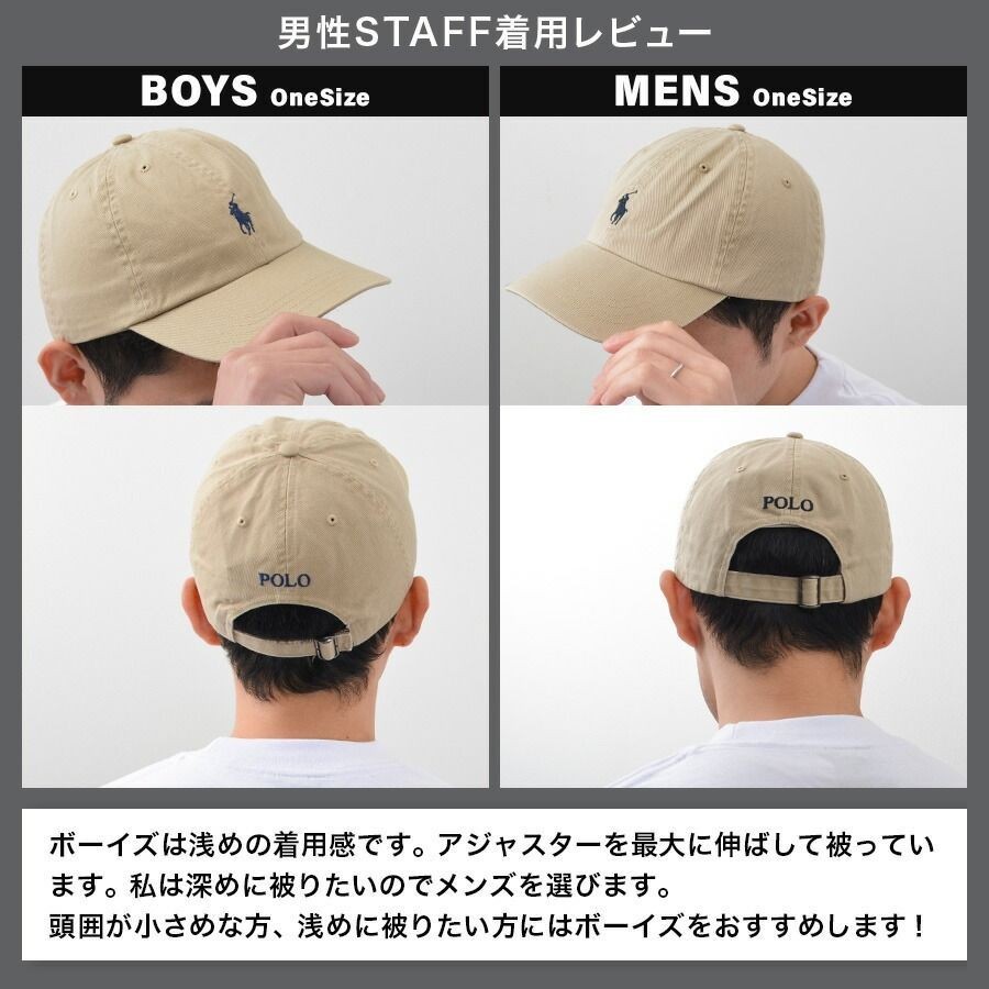 Polo Ralph Lauren CAP Ladies One Point Pony Chino Cap Cotton Cap Boys NAVY New I