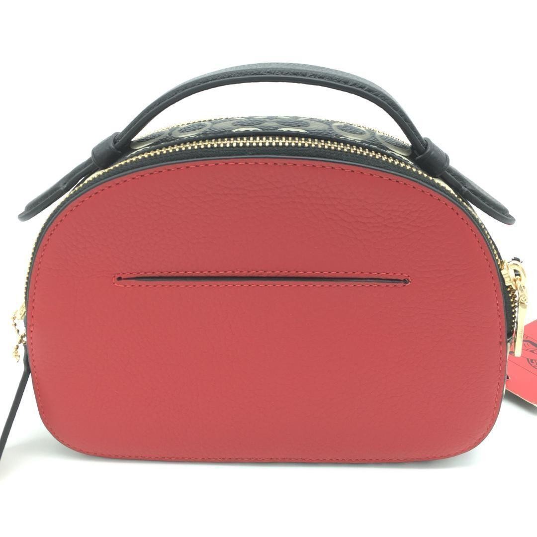COACH Serena Satchel Disney Mickey Mouse Keith Haring Red