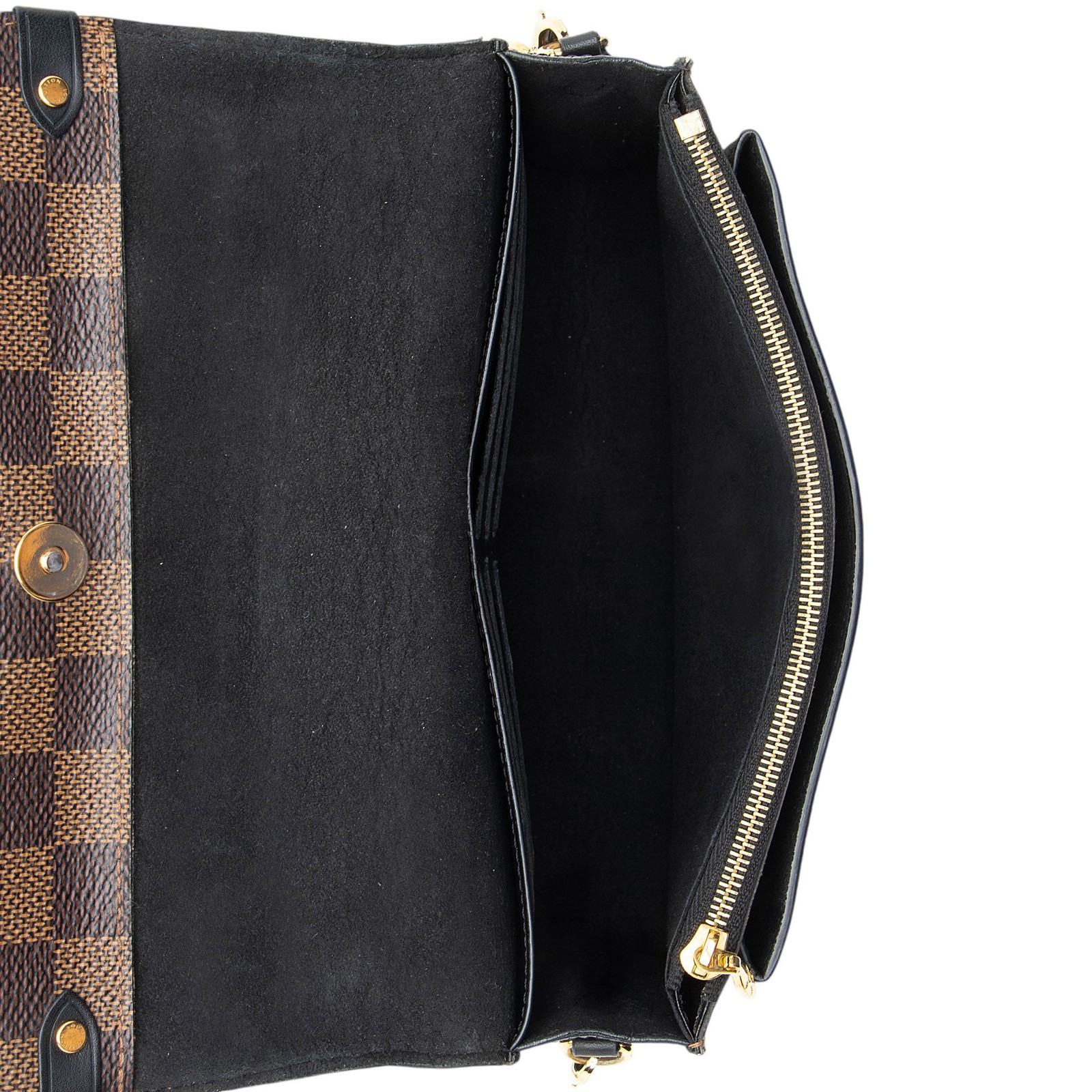 Louis Vuitton Damier Ebene Vavin Chain Wallet