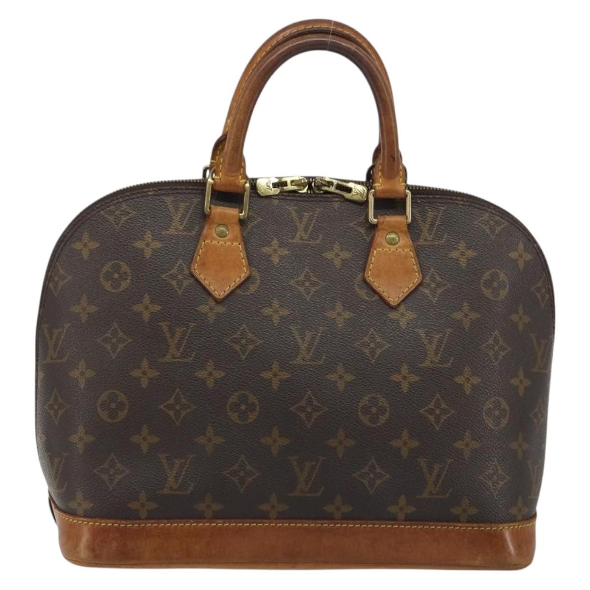 LOUIS VUITTON Monogram Alma Hand Bag M51130 LV Auth ep15280