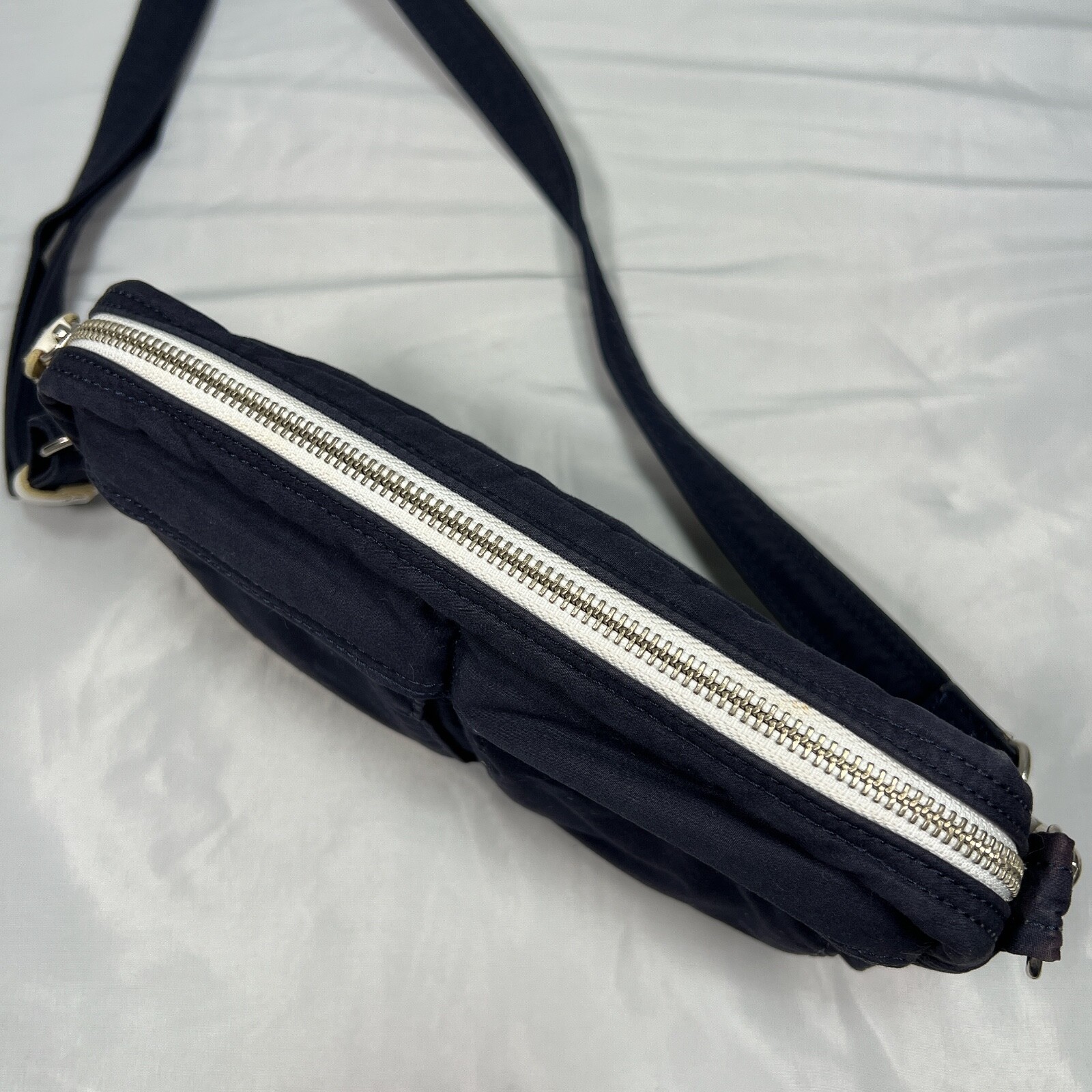 Yoshida Porter PEACE BY PEACE Cotton Project Shoulder bag Navy men women