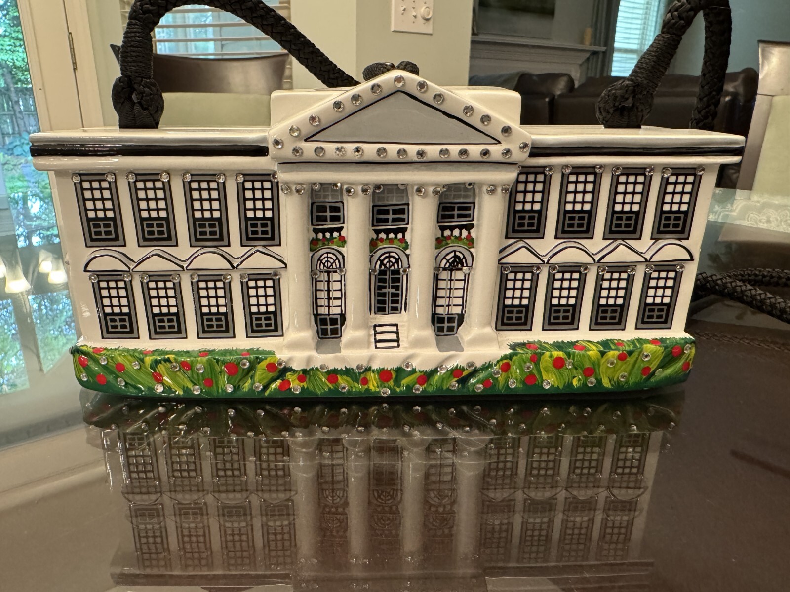 Timmy Woods WHITE HOUSE w/CRYSTALS 56/200 Signed NEW $1125