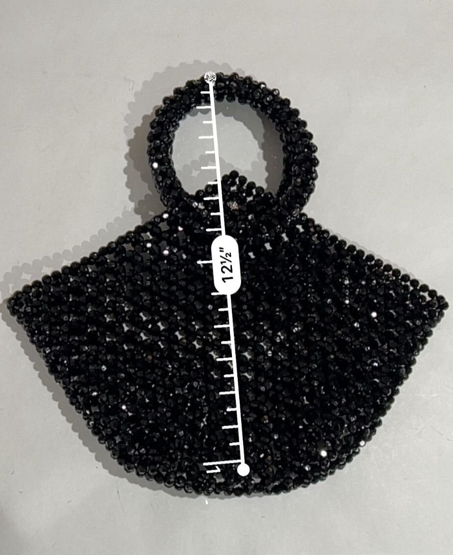 8 Other Reasons Geometric Top Handle Bag in Black