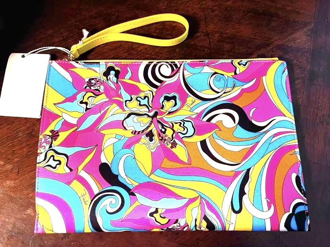 Emilio Pucci Colorful Clutch Bag 11.6 inch