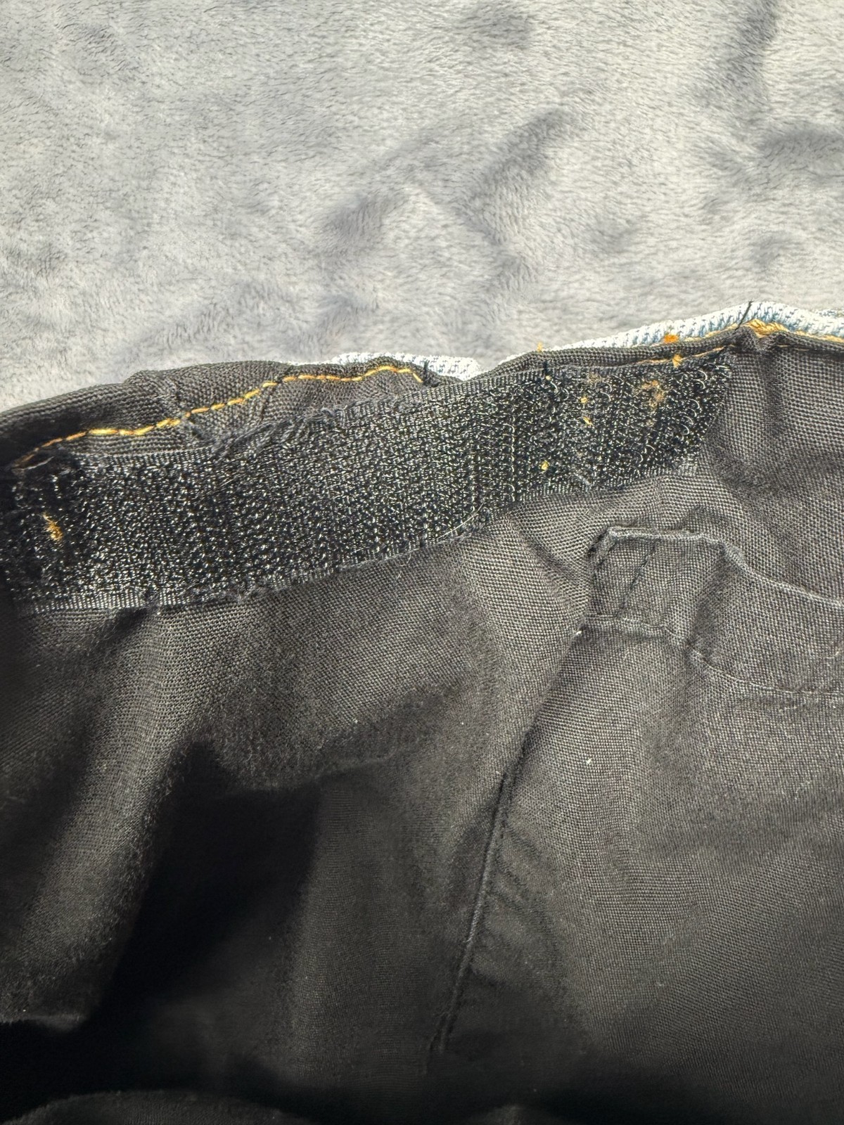 Upcycled Denim Jeans Hipster Lined Hand Stitched M Purse Bag Pockets W16in L9in