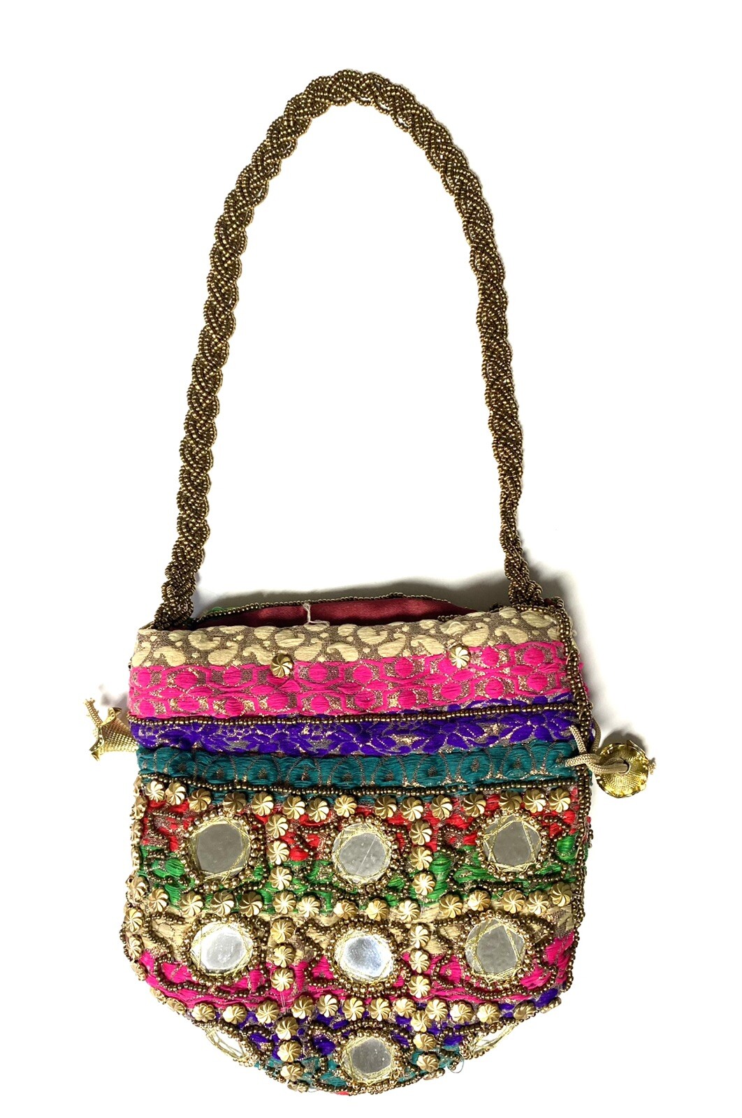 Purse Potli Indian Evening Bag Ethnic Wedding Bridal Or Everyday Hand Bag Gift