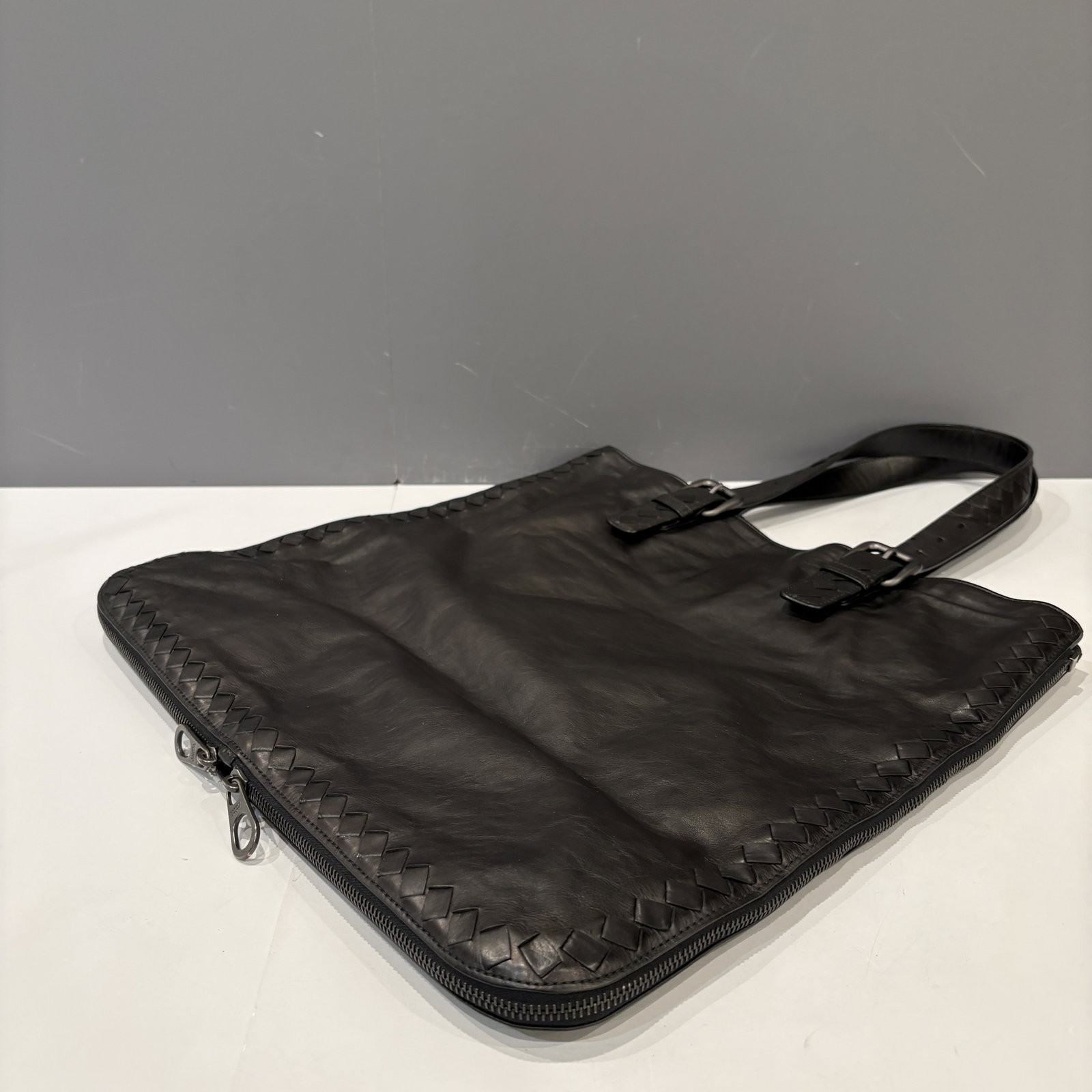 Bottega Veneta Expandable Tote Bag Black Nappa (hs032826a6)