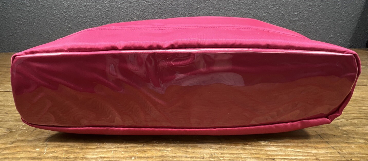 Lug Live Life In Color Hot Pink Shoulder Organizer Bag 11 X 13 X 3”