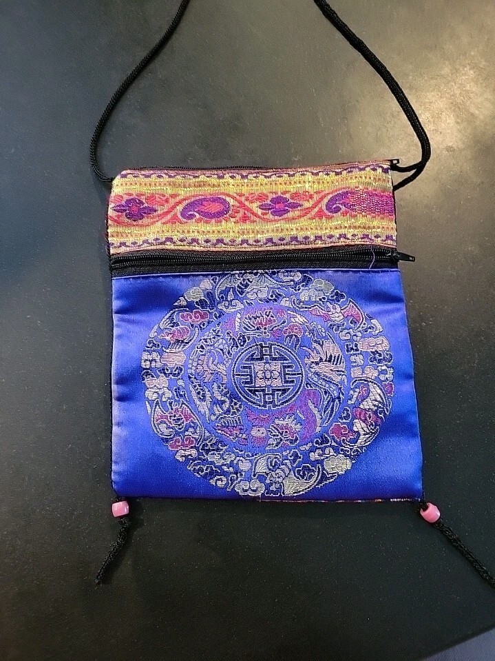 Mandala Three Pocket Pouch Festival Concert Going Out City Hippy Gorpcore