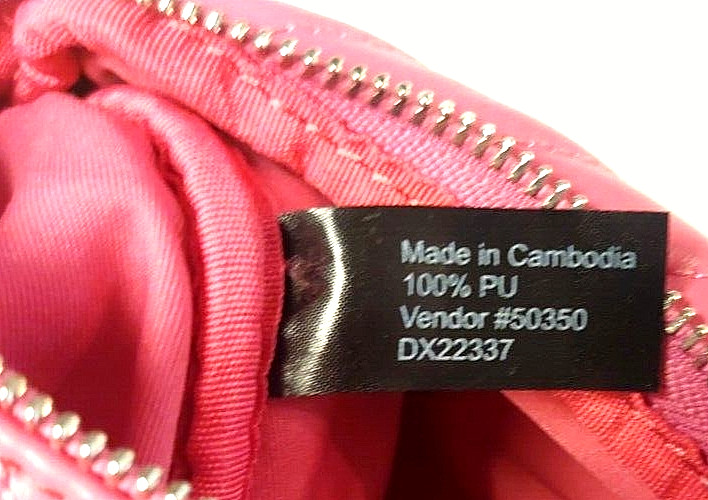 Guess Hot Pink Shoulder Bag Crossbody Fanny Pack Patent Finish 100% PU
