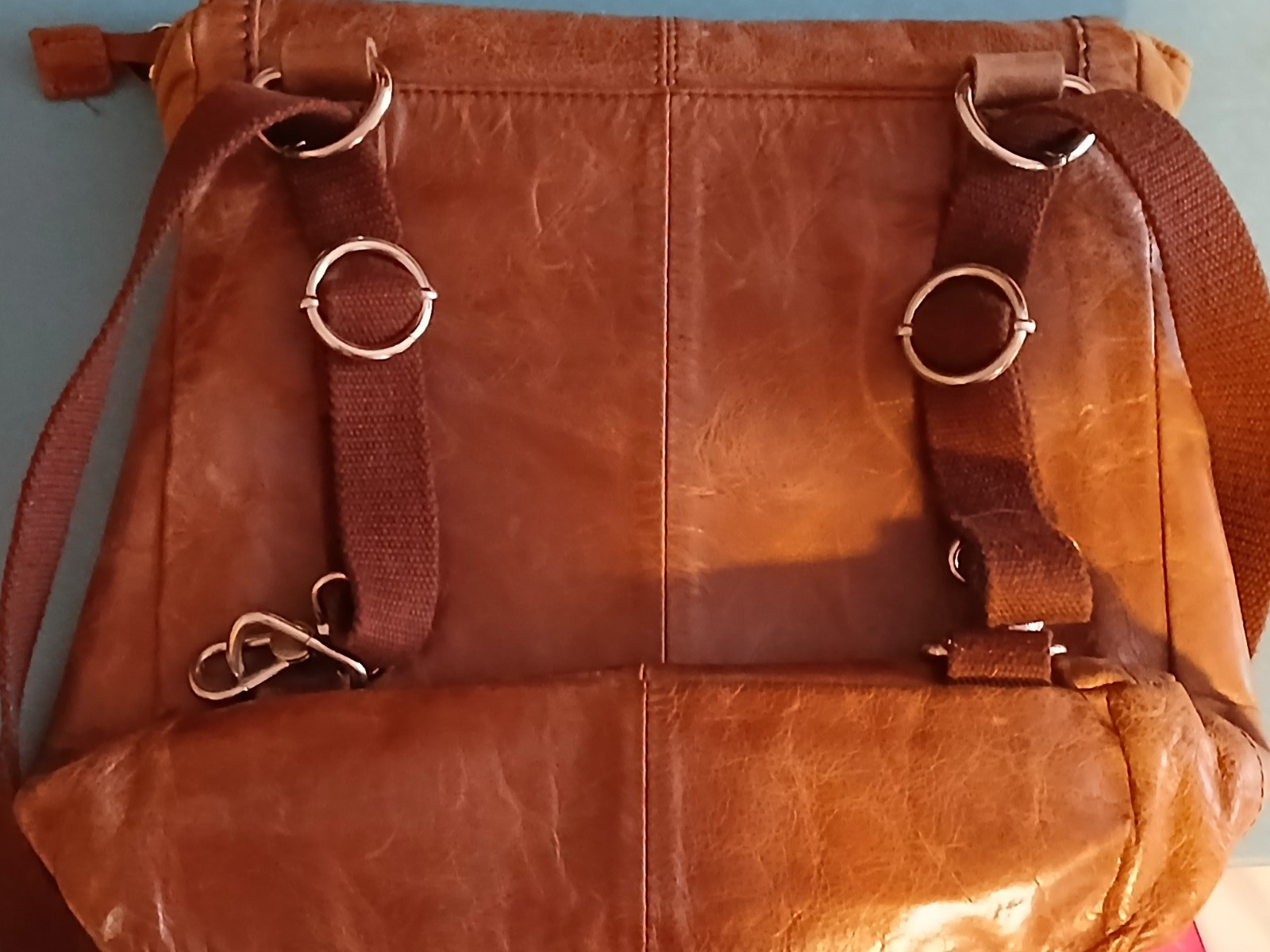 The Sak Ventura Convertible Crossbody,Shoulder, Backpack Brown Leather Bag