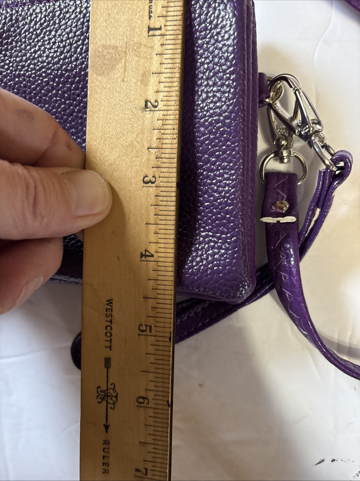 YALUXE Purple Wristlet Handbags Purse