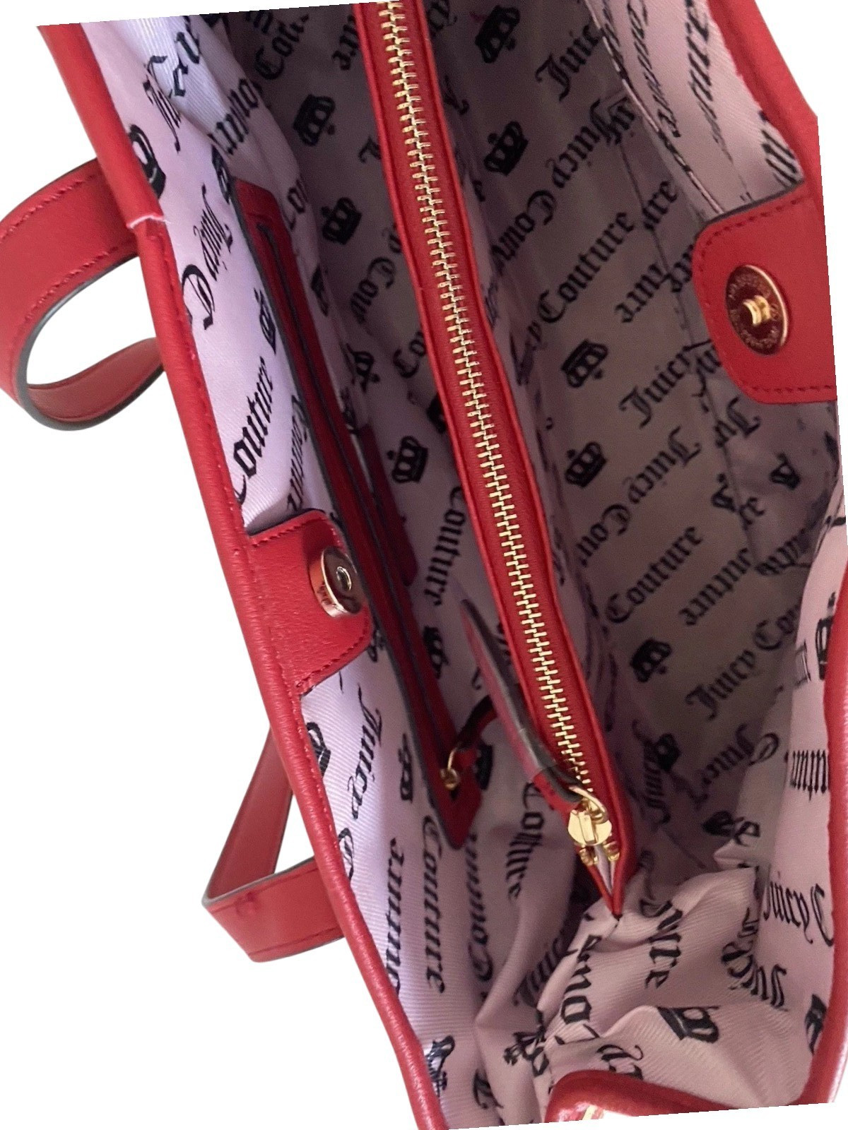 Juicy Couture Juicy Paradise Cherry Basket Weave Tote/Shoulder Bag