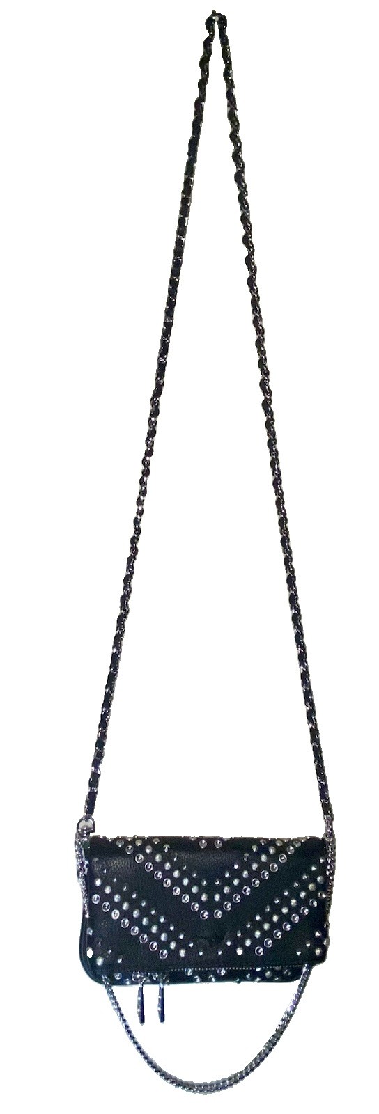 ZADIG & VOLTAIRE Studded Black Chain Bag