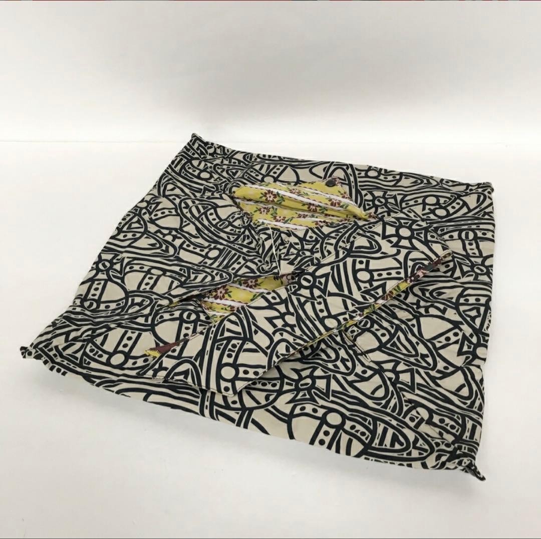 Vivienne Westwood Furoshiki Shoulder Tote Bag Adjustable Strap 55x55cm #FF ZCA