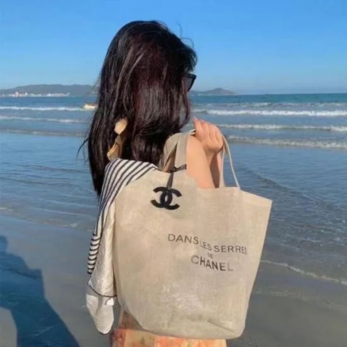 CHANEL Novelty Tote Bag Dans Les Serres Event Ladies Camellia -New from JP