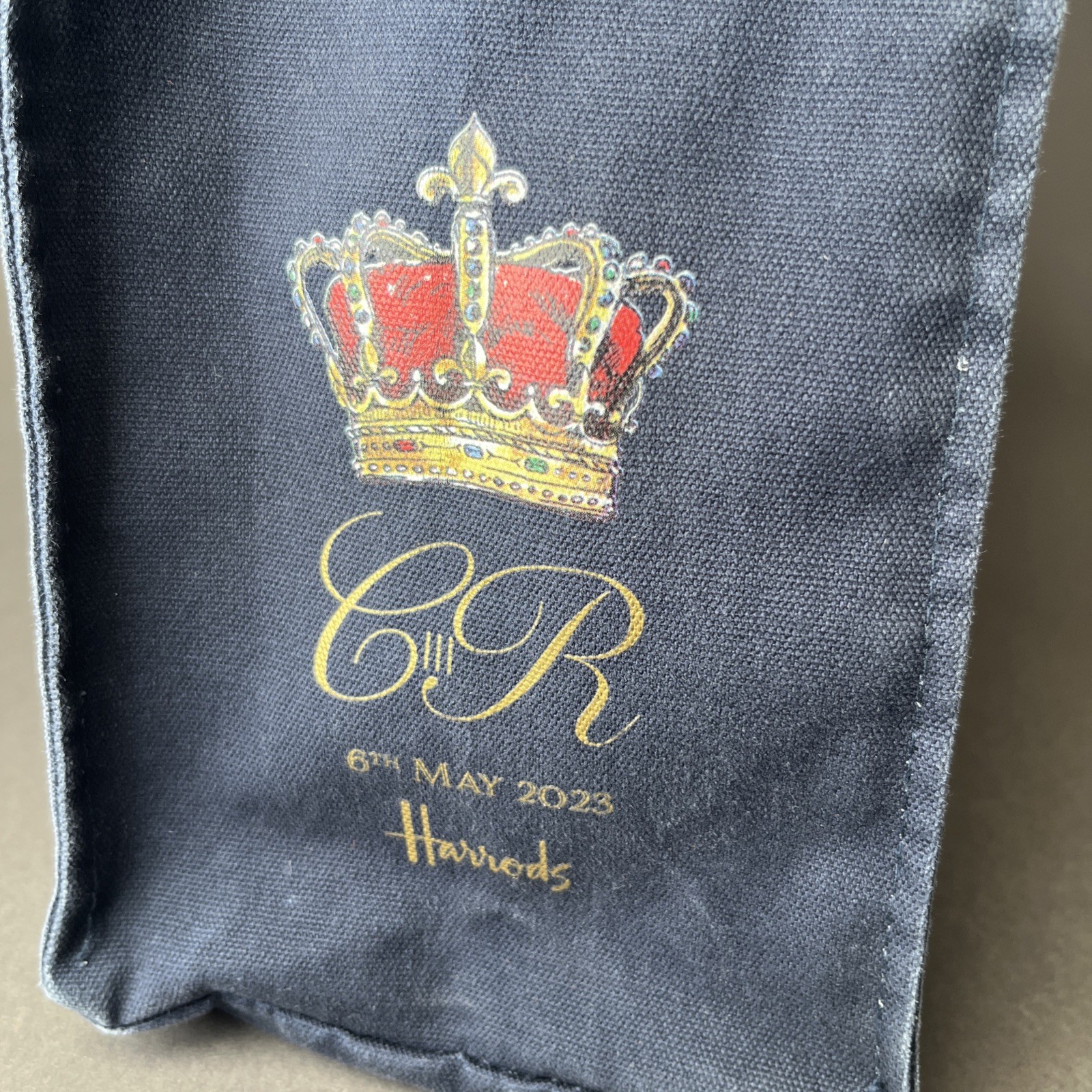 Harrods King Charles III Coronation Tote Bag