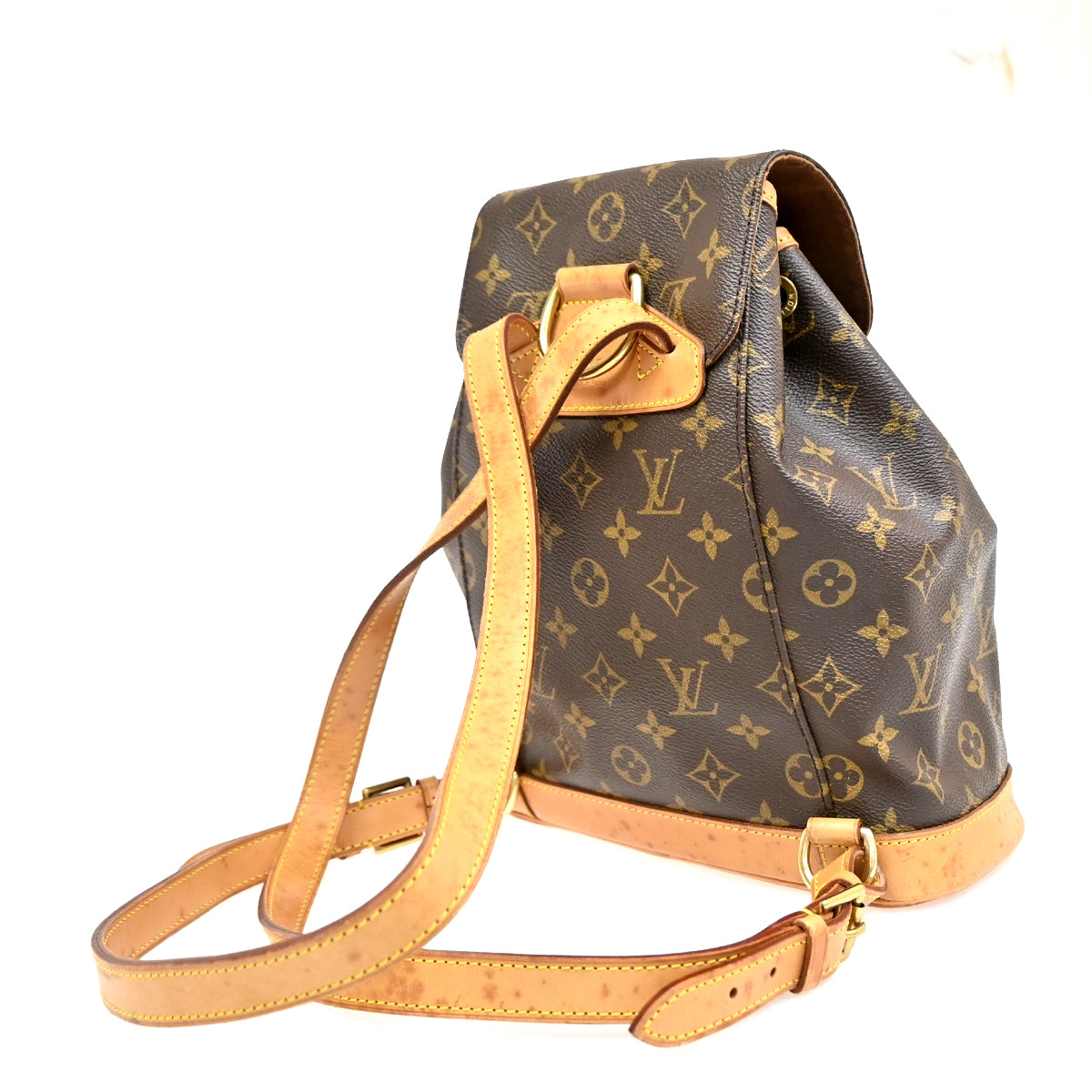 LOUIS VUITTON Montsouris MM Backpack Bag Monogram M51136 France 77KD224
