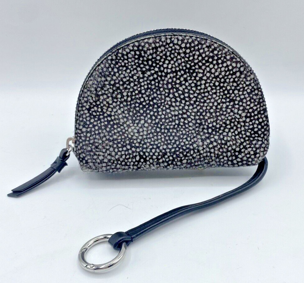 Banana Republic Coin Wallet Calf Hair Animal Print Small Bag Office Siren