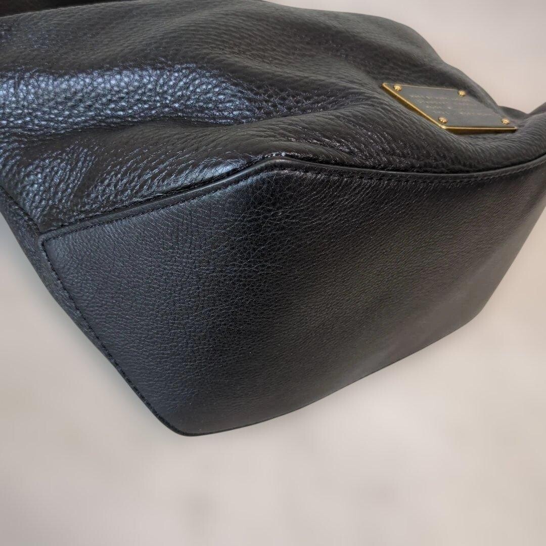 Marc by Marc Jacobs Classic Q Lil Ukita Black Leather 2Way Tote Bag Strap