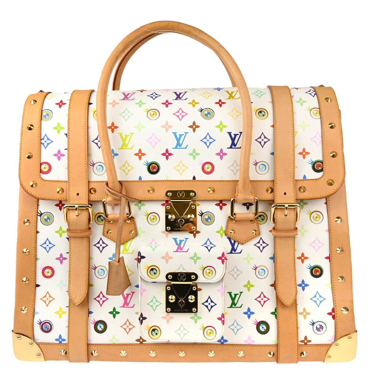 Louis Vuitton White Eye Love Monogram Sac Gigantic Handbag M92057 LM1022 153761