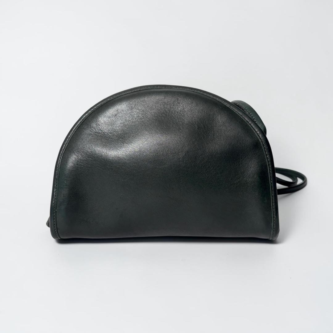 COACH Old Coach Half Moon Shoulder Bag Green