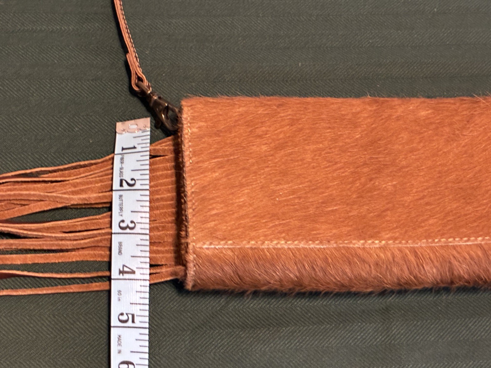 Myra Bag Western Crossbody Shoulder, Clutch Purse Hair On Cowhide Tooled Leather
