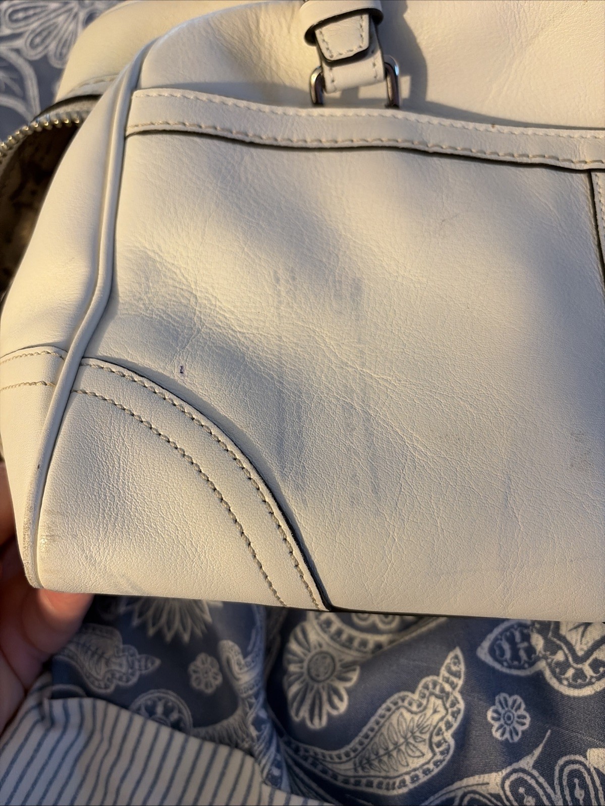 White Coach Purse – Doctor’s Bag Style