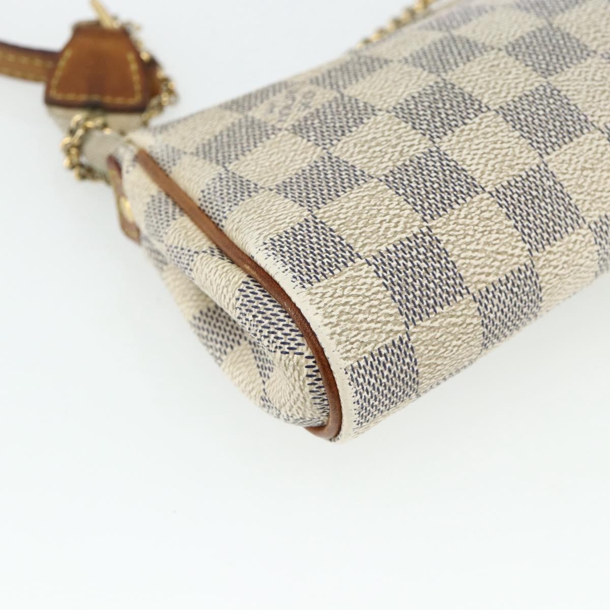 LOUIS VUITTON Damier Azur Eva Shoulder Bag 2way N55214 LV Auth 176535