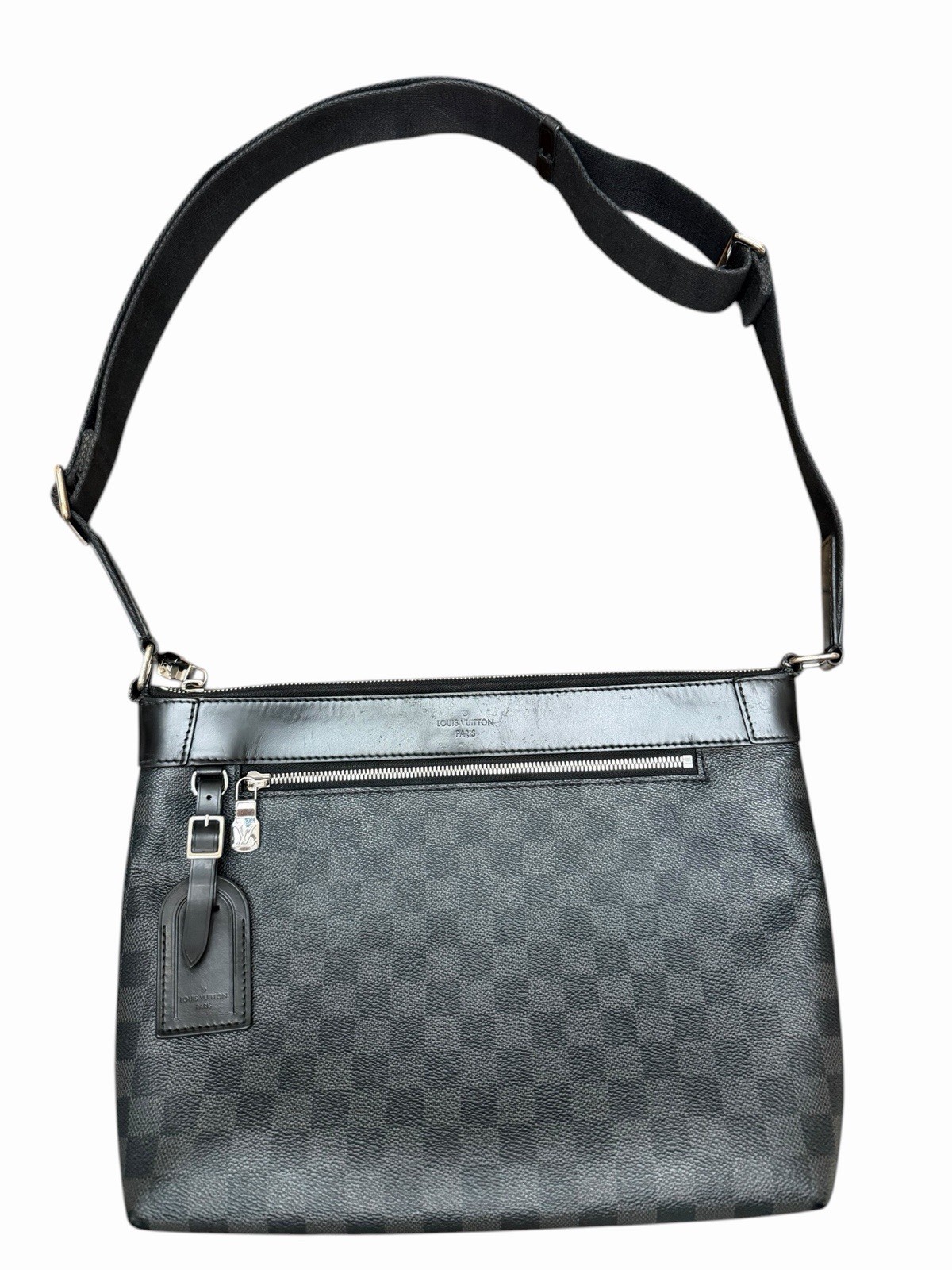 LOUIS VUITTON Mick PM Shoulder Bag Damier Black
