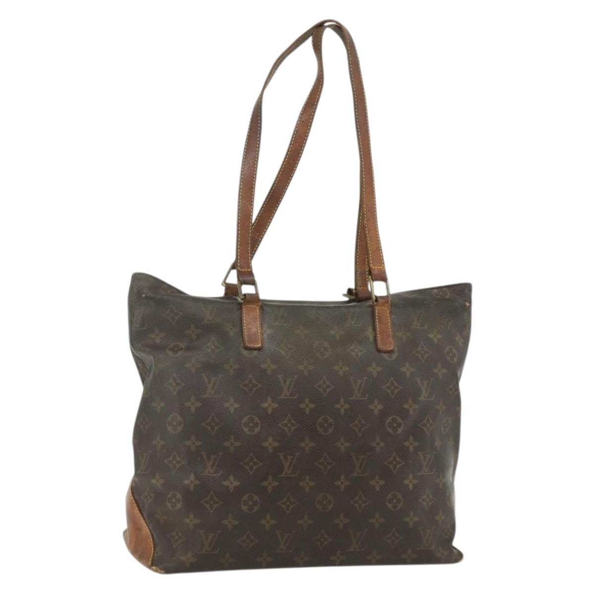 LOUIS VUITTON Monogram Cabas Mezzo Tote Bag M51151 LV Auth bs34720