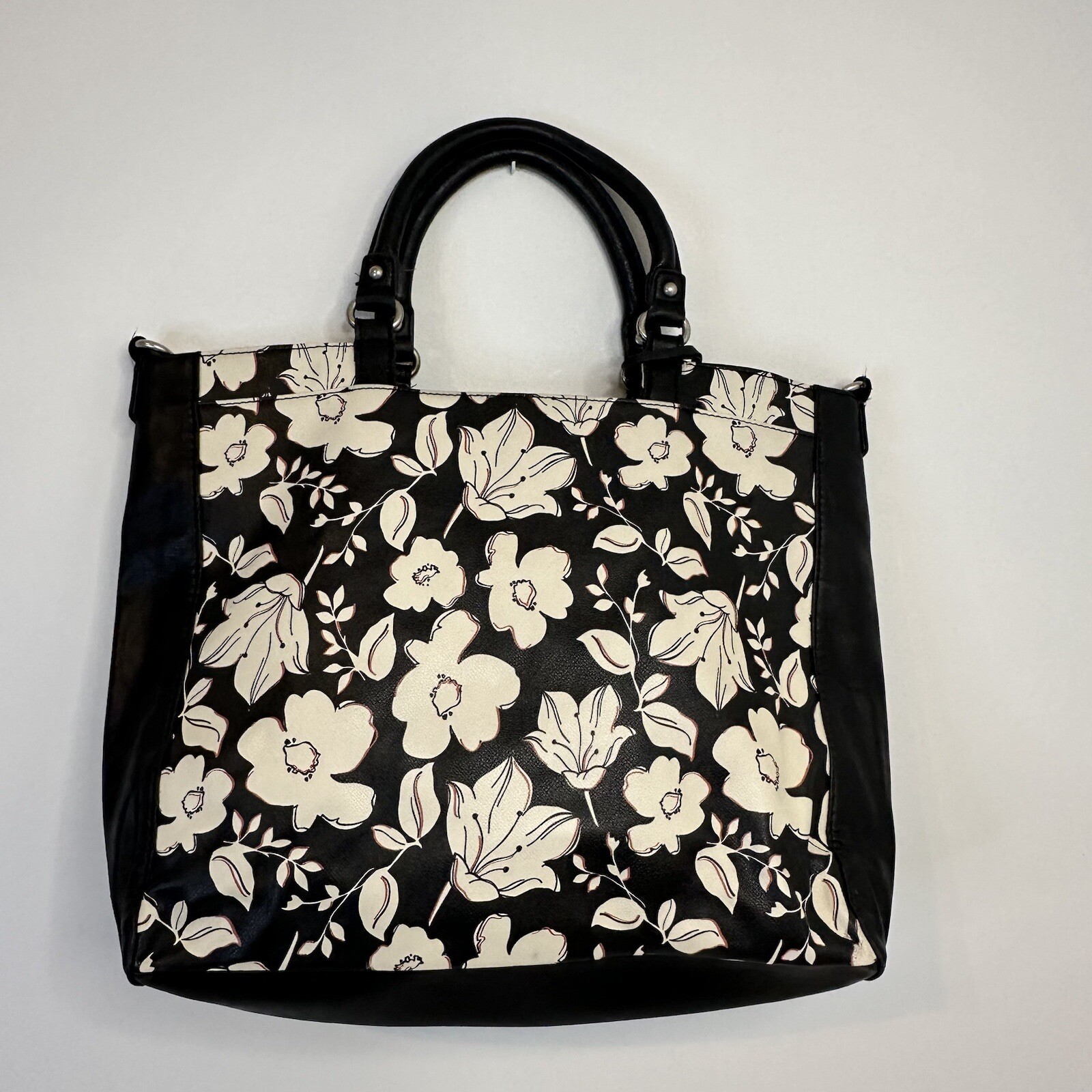 Women’s Relic Leather Tote Bag Handbag Laptop Say Yes To Adventure Floral Print