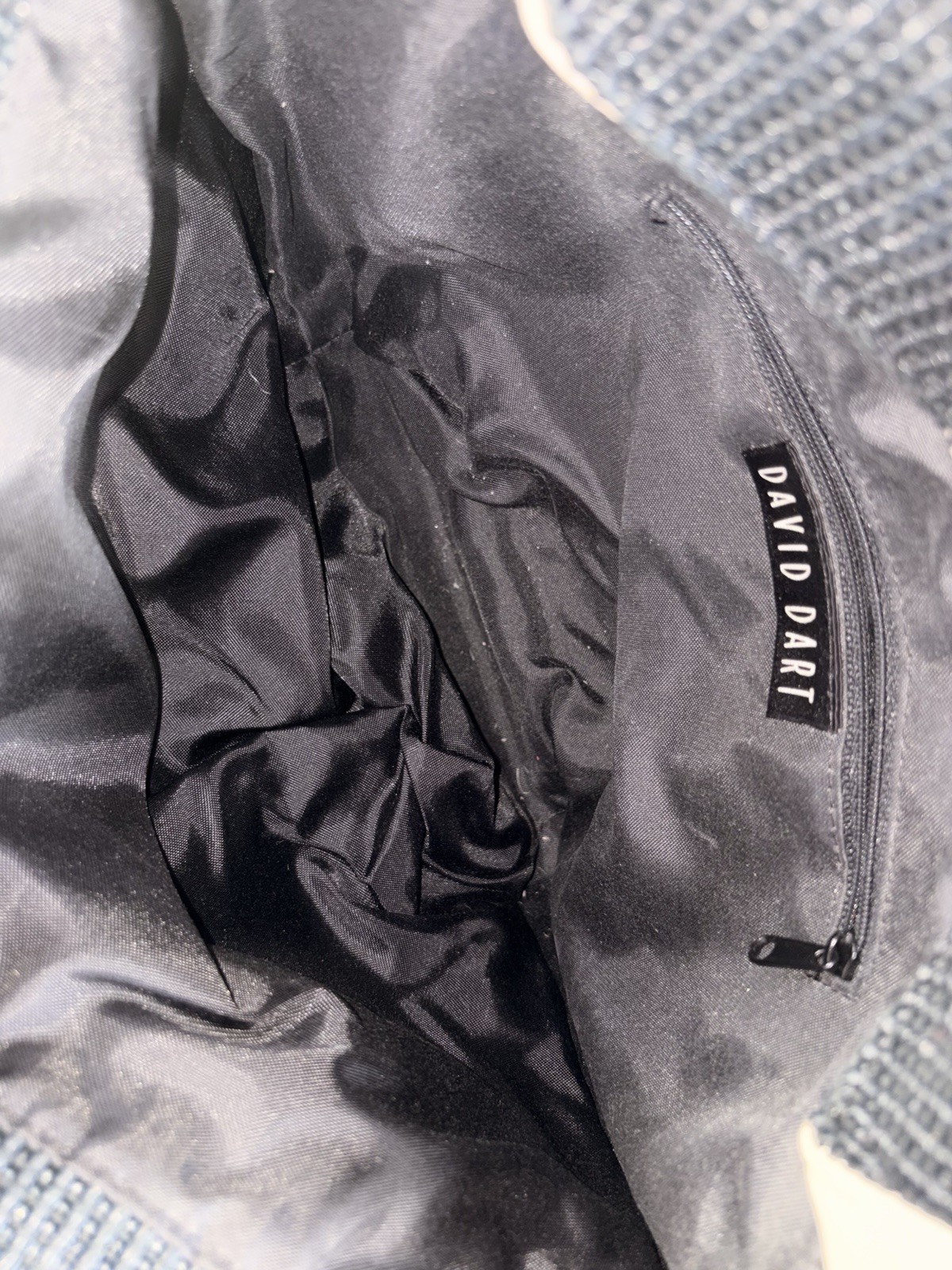 VTGDavid Dart black tote or shoulder bag with rope handles