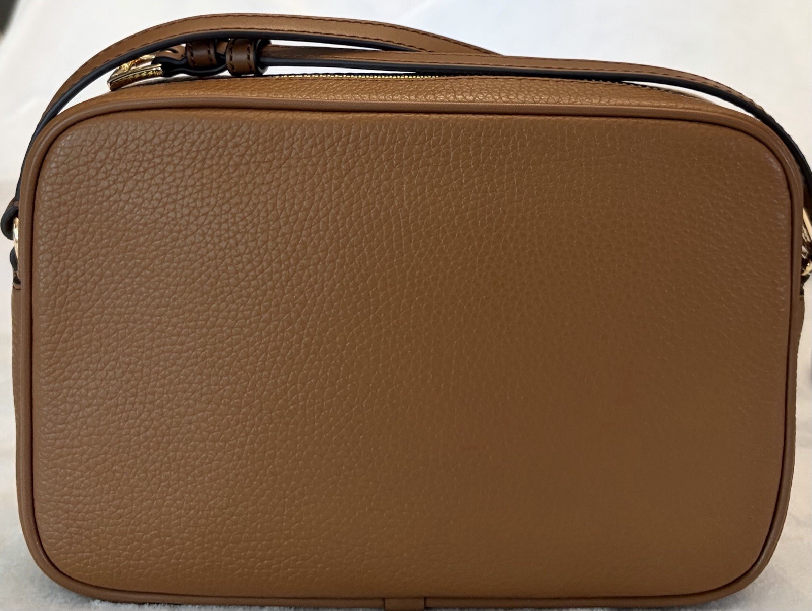 Michael Kors Jet Set Travel Large Camera Crossbody Bag Luggage Leather NWT