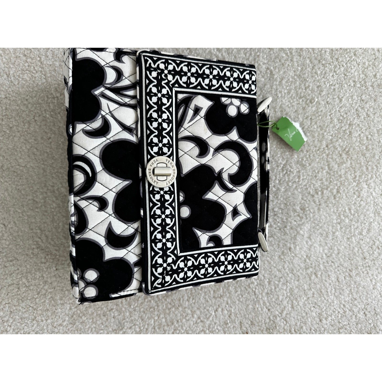 Vera Bradley Julia Bag in the Night and Day pattern nwt retro chic