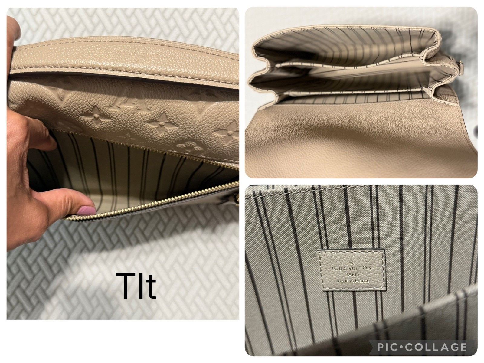 Authentic Louis Vuitton Pochette Metis Empreinte Leather Crossbody