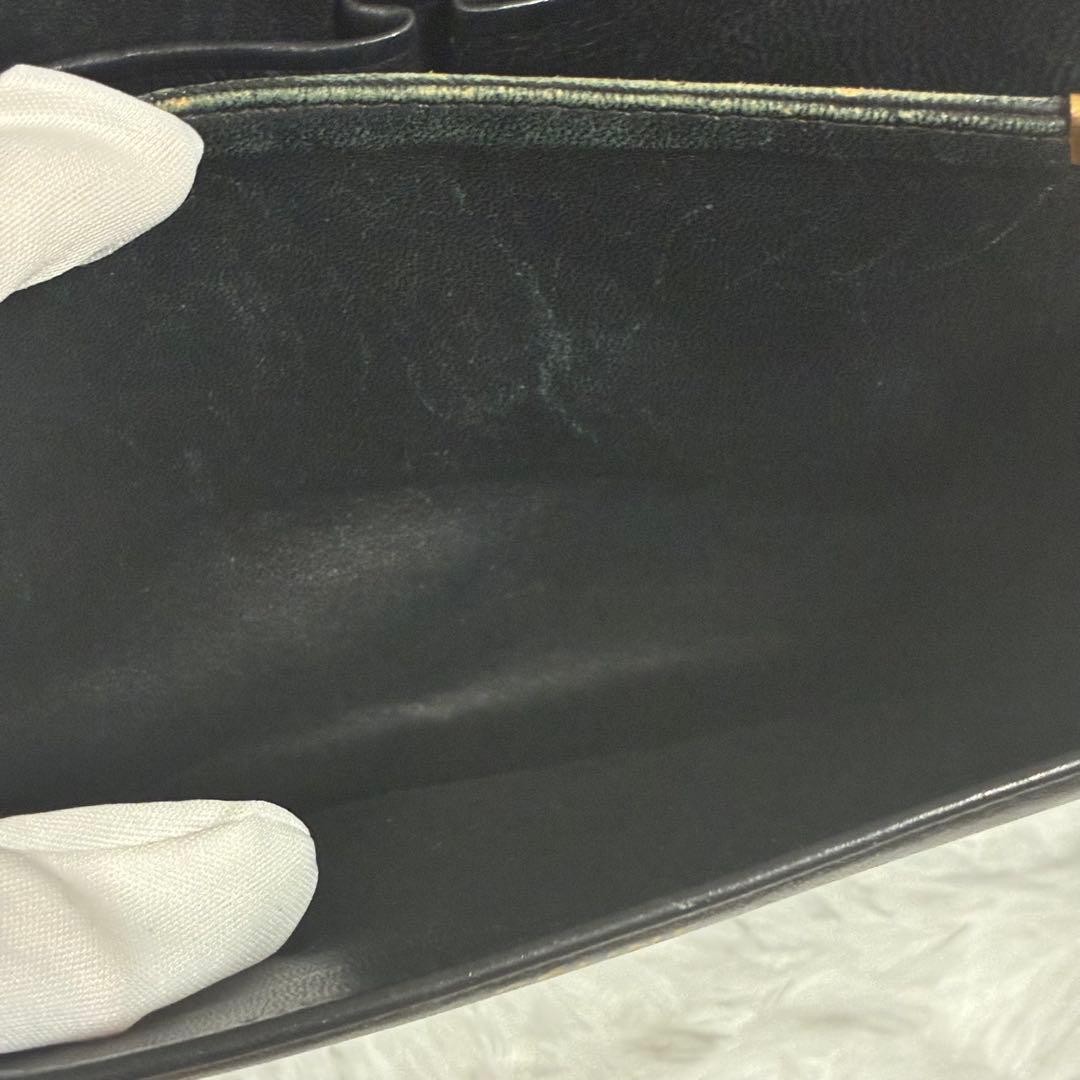 Celine Horse Carriage Shoulder Bag Black Leather Gold Hardware 8.7×7.5×2.2 inch